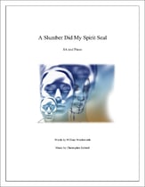 A Slumber Did My Spirit Seal SA choral sheet music cover